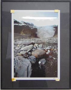 lot 189 image: Original Framed Photograph Signed of Rocks