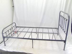 lot 148 image: Classic Metal Twin Bed Frame
