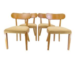 lot 40 image: Lot of 4 Vintage Mid Century Dining Chairs by DREXEL