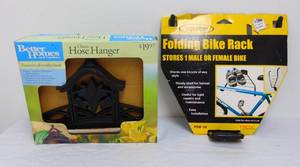 lot 305 image: New Hose Hanger & New Bike Rack