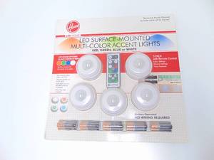 lot 309 image: Hoover LED Surface Mount Color Changing Lights