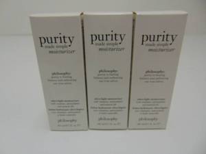 lot 318 image: Philosophy Purity Ultra Light Moisturizer X 3 Full Size
