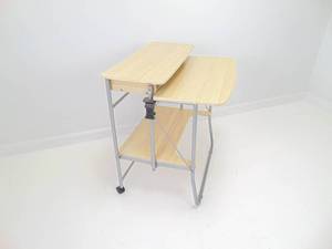 lot 448 image: Fold Up & Down Rolling Computer Desk
