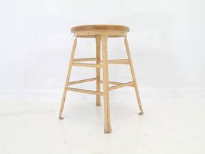 lot 439 image: Industrial Vintage Metal Stool