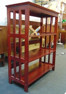 lot 72 image: Pretty Small Wood Shelves - Great Bookshelf SHOWROOM