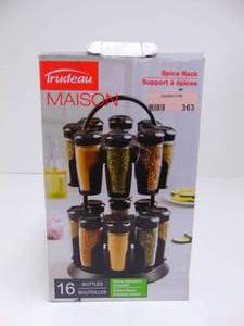 lot 363 image: Trudeau Maison Spice Rack New in Box