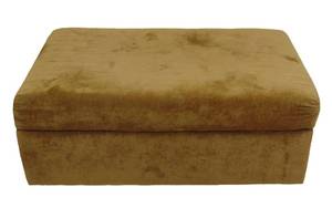 lot 514 image: Beige Chenille Fabric Lift Up Ottoman with Storage Inside