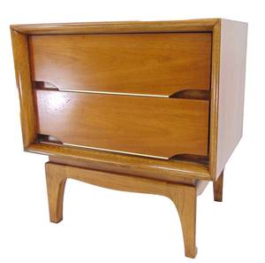 lot 298 image: KENT COFFEY The Forum Vintage Mid Century Nightstand End Table - Gorgeous Condition