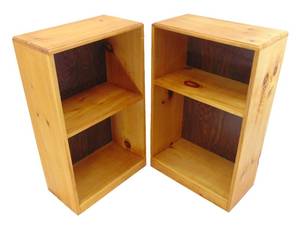 lot 292 image: PAIR of Wood Shelves