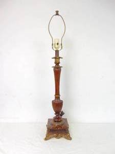 lot 130 image: Classical Table Lamp - Working