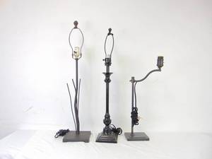 lot 132 image: 3 Table Lamps - Working