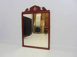 lot 207 image: Classical Wood Mirror