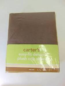 lot 367 image: Carters Plush Crib Sheet - Perfect for a Cozy Fall Crib