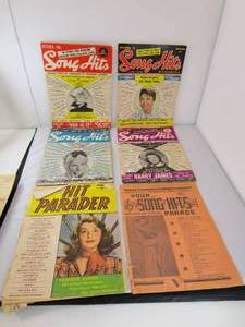 lot 245 image: Lot of 6 Vintage Musical Magazines