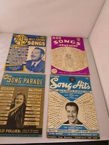lot 246 image: Lot of 4 Vintage Music & Song Magazines