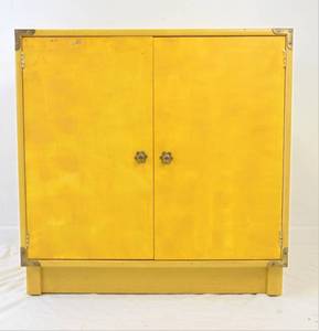 lot 37 image: DREXEL Whimsy Vintage Cabinet Hippy