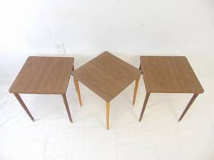lot 469 image: Lot of 3 Vintage MCM Side Tables