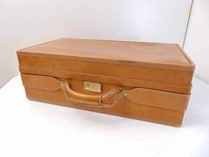 lot 309 image: Hartmann Luggage Vintage Leather Suitcase