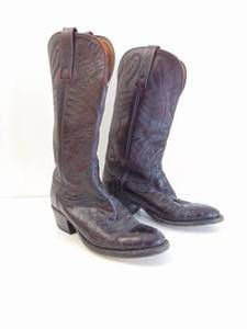 lot 395 image: Lucchese 2000 Cowboy Boots Size 6.5 B