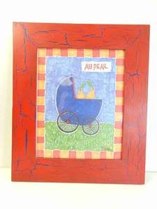 lot 423 image: Au Pear Framed Artwork by Sherry Helms