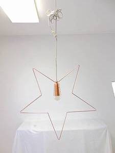 lot 140 image: Star ceiling lamp