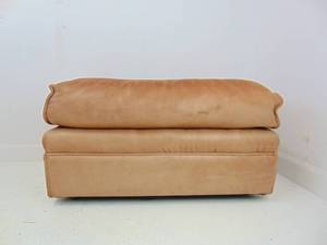 lot 94 image: Leather ottoman