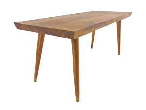 lot 43 image: Vintage Mid Century Solid Wood Rosewood or Walnut Coffee Table - Showroom