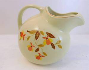 lot 496 image: Halls Superior Quality Kitchenware Vintage Ceramic Pitcher
