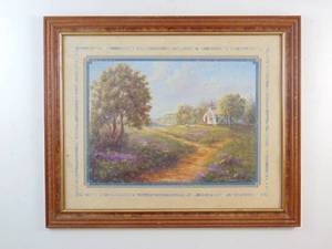 lot 362 image: Framed Landscape Print Measures 23 X 19
