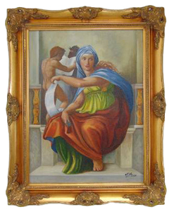 lot 200 image: Original Oil Panting in Gold Frame Signed N. Acuna