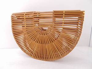 lot 435 image: Vintage Structured Bamboo Purse - SHOWROOM