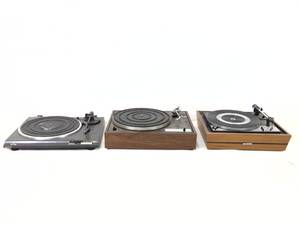 lot 174 image: Lot of 3 Vintage Turntables