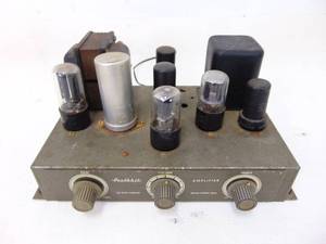 lot 57 image: Vintage Heathkit monoblock tube power amplifier