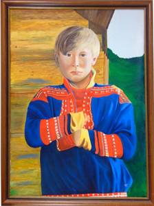 lot 551 image: Original Oil Painting on Canvas Framed - SHOWROOM