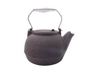 lot 245 image: Cast Iron Tea Kettle - SHOWROOM