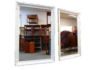 lot 58 image: Pair of LARGE Vintage Ornate Mirrors - SHOWROOM