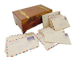 lot 1 image: Hi Sweetheart......My Dearest Love....... Vintage Box of Handwritten Love Letters - 1950s - SHOWROOM