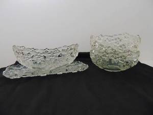 lot 348 image: MIKASA Walther Crystal Set of Serving Dishes 4 pcs - SHOWROOM