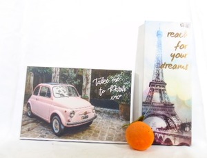 lot 475 image: Small Paris Themed Wall Decor
