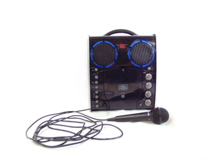 lot 489 image: Singing Machine Portable CDG Player Karaoke Machine in Black- Not Tested