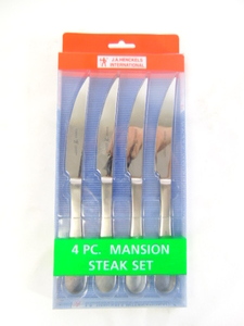 lot 121 image: J.A. Henckels International 4 PC Mansion Steak Set