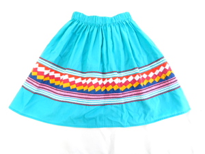 lot 125 image: Muskogee Nation Vintage Handmade Native American Childrens Skirt
