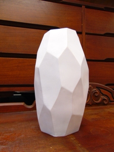 lot 512 image: Sculptural Modern White Vase