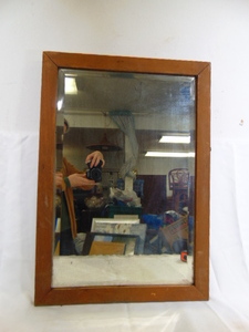 lot 517 image: Antique Mirror with Patina