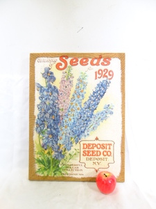 lot 521 image: Deposits Seeds Co. N.Y. Burlap Art