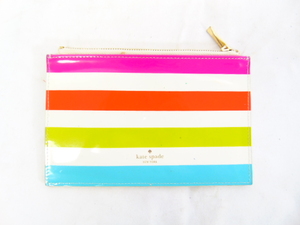 lot 398 image: KATE SPADE Colorful Patent Pencil Bag