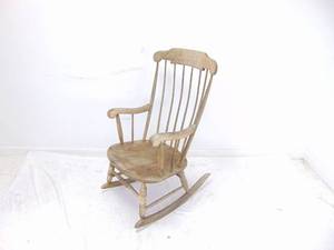 lot 307 image: Nichols and Stone Co. Antique Rocking Chair