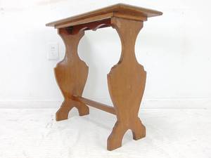lot 103 image: Vintage Knitting Table- Double as a Side Table
