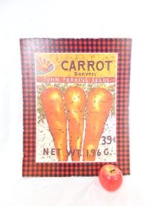 lot 538 image: Mexican Wall Art- Vintage Carrots Sign