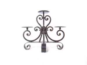 lot 420 image: Heavy Duty Candle Holder- 3 Pedastels